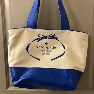 Kate Spade Heritage Logo Canvas Tote